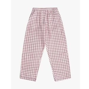 Piglet In Bed Linen Elderberry Gingham Pajama Trouser Pants Size Large Women New